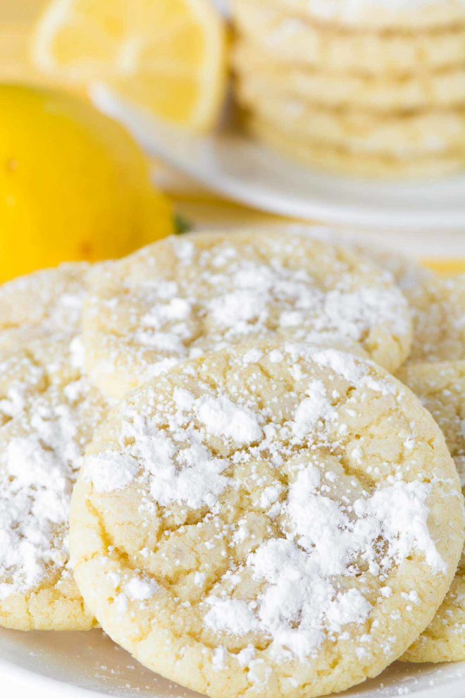 Soft and Chewy Lemon Cookies