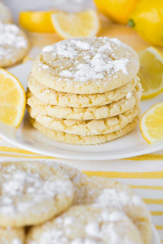 Soft and Chewy Lemon Cookies